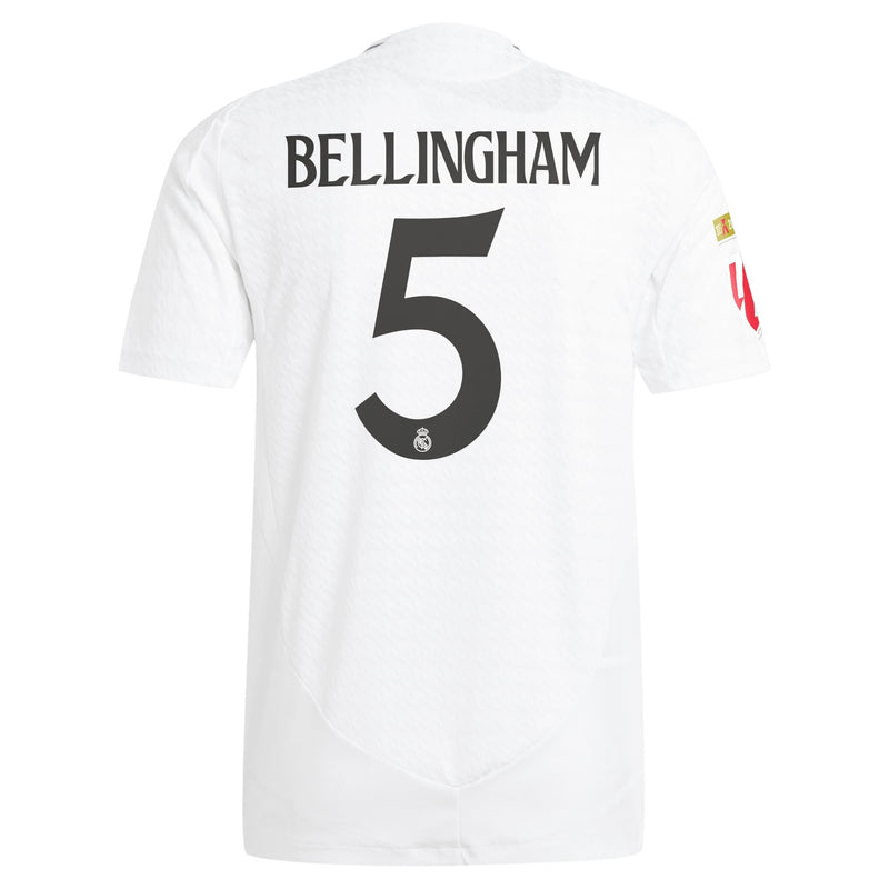 Jude Bellingham Real Madrid adidas 2024/25 Home Authentic Player Jersey - White