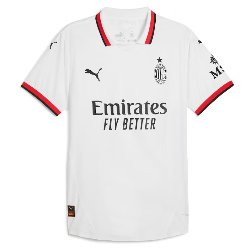 AC Milan Puma 2024/25 Away Authentic Jersey - White