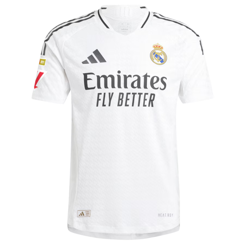 Real Madrid adidas 2024/25 Home Authentic Custom Jersey - White